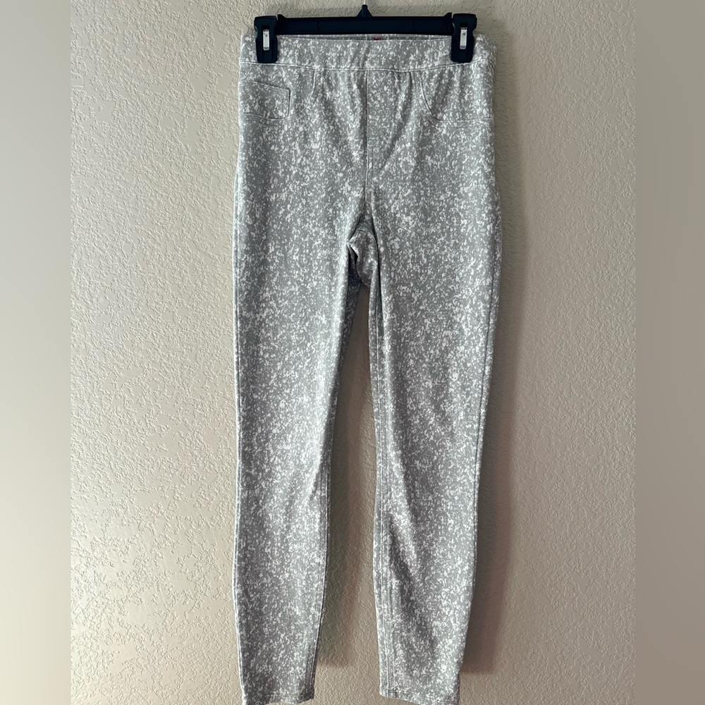 Spanx Ankle Jeggings in Speckled Grey | S